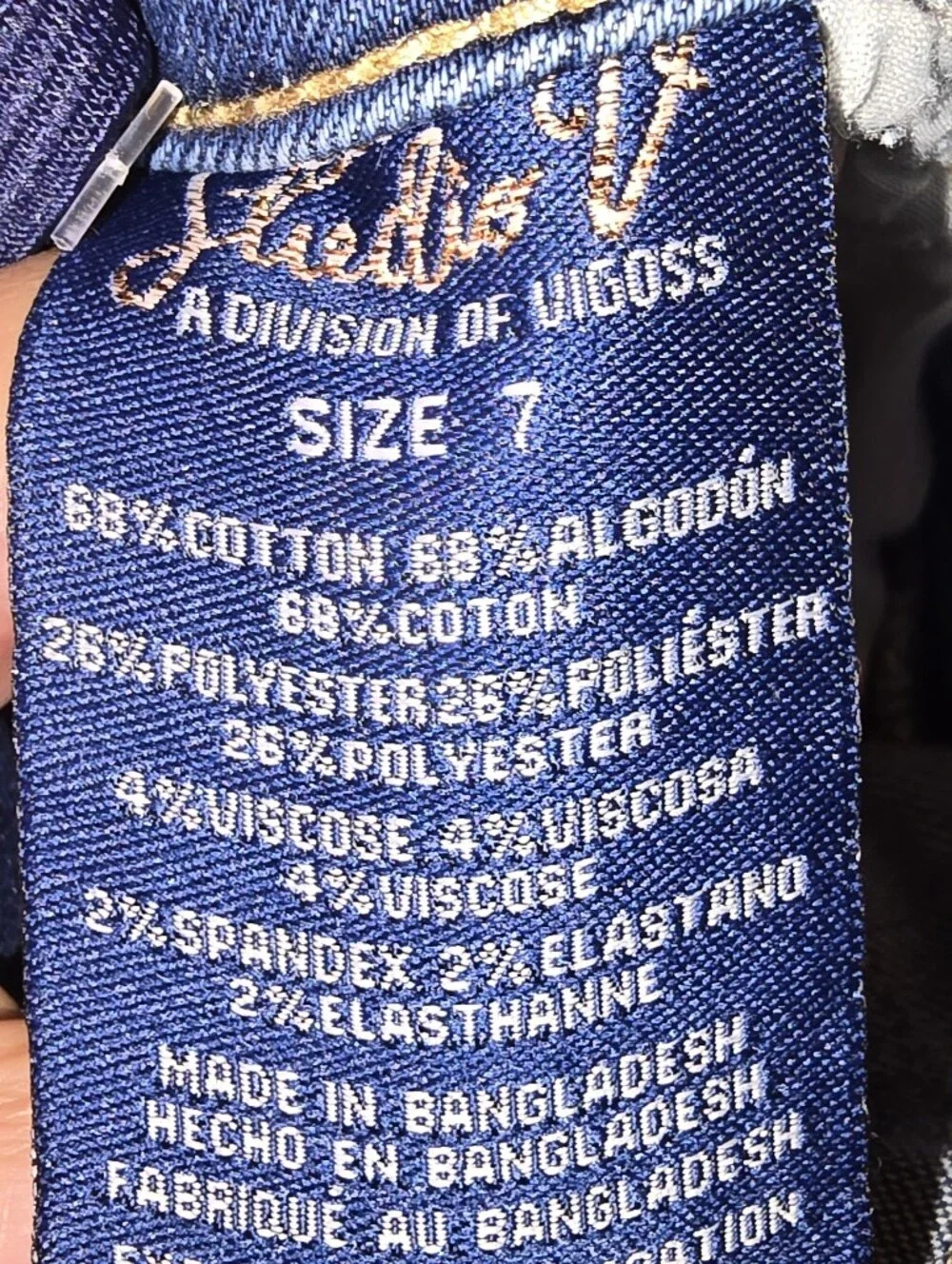 Studio V by Vigoss girls' denim Bermuda shorts.